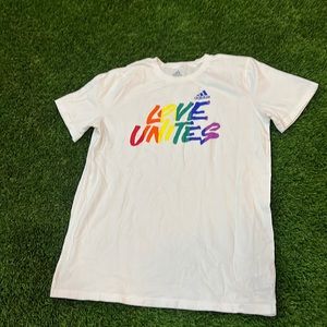 Youth “Love Unites” Adidas t-shirt